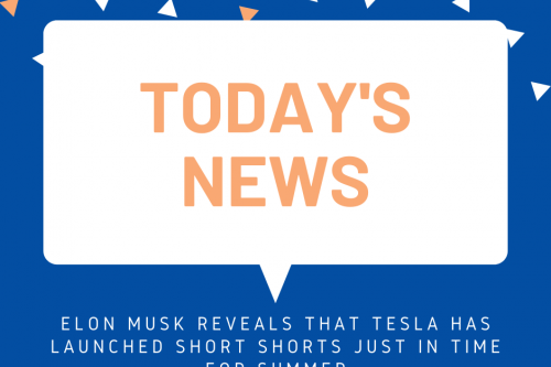 Tesla made short shorts for summer: They're already sold out