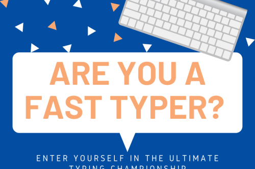Are you the world's fastest typist? Now's your chance to prove it
